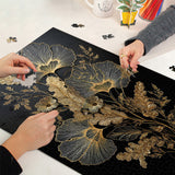 Linear Flower Jigsaw Puzzle 1000 Pieces