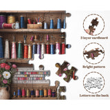 Colorful Sewing Cabinet Jigsaw Puzzle 1000 Pieces