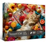 Leisure Cat Jigsaw Puzzle 1000 Pieces