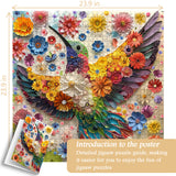 Hummingbird Flying Jigsaw Puzzle 1000 Pieces