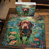 Pond Puppy Jigsaw Puzzle 1000 Pieces