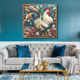 Colorful Rooster Diamond Painting Kit