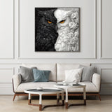Yin Yang Owl Diamond Painting Kit