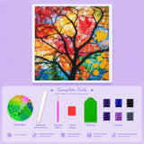 Autumn Leaf Collage Diamond Painting Kit