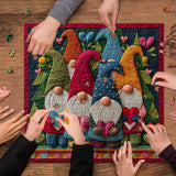 Gnomes & Hearts Jigsaw Puzzle 1000 Pieces