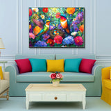Floral Hummingbirds Diamond Painting Kit