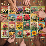 Floral Collage Jigsaw Puzzle 1000 Pieces