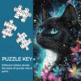 Starlight Cat Jigsaw Puzzle 1000 Pieces