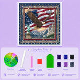 Eagle Over Liberty Diamond Painting Kit