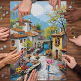 Town after the rain Jigsaw Puzzle 1000 Pieces