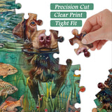 Pond Puppy Jigsaw Puzzle 1000 Pieces