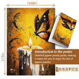 Butterfly to Flame Jigsaw Puzzle 1000 Pieces
