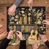 Wildflower Bookshelf Jigsaw Puzzle 1000 Pieces