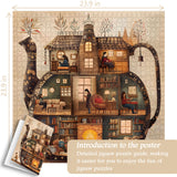 Teapot Library Jigsaw Puzzle 1000 Pieces