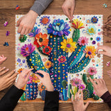 Color Cactus Jigsaw Puzzle 1000 Pieces