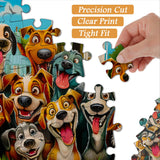 Happy Puppy Jigsaw Puzzle 1000 Pieces