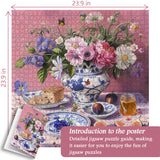 Floral Elegance Jigsaw Puzzle 1000 Pieces