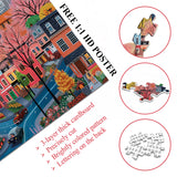 Colorful Street Scene Jigsaw Puzzle 1000 Pieces