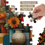Geometric Floral Rhythm Jigsaw Puzzle 1000 Pieces