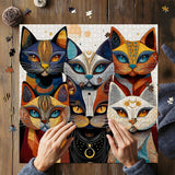 Abstract Cat Jigsaw Puzzle 1000 Pieces