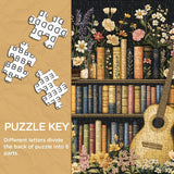 Wildflower Bookshelf Jigsaw Puzzle 1000 Pieces