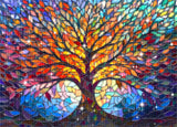 Mosaic Tree Of Life Diamond Painting Kit