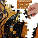 Black Gold Cat Jigsaw Puzzle 1000 Pieces