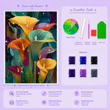 Colorful Calla Lilies Diamond Painting Kit