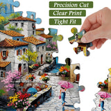 Town after the rain Jigsaw Puzzle 1000 Pieces