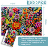 Gorgeous Blooms Jigsaw Puzzle 1000 Pieces