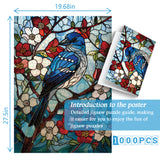 Glassy Bluebird Jigsaw Puzzle 1000 Pieces