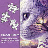 Cat Face Illusion Jigsaw Puzzle 1000 Pieces