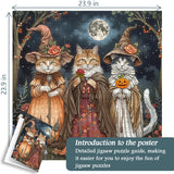 Mystic Cat Witches Jigsaw Puzzle 1000 Pieces