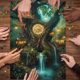 Tree House Clock Jigsaw Puzzle 1000 Pieces