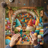 Knit Gnomes Jigsaw Puzzle 1000 Pieces