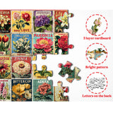 Floral Collage Jigsaw Puzzle 1000 Pieces