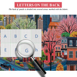Colorful Street Scene Jigsaw Puzzle 1000 Pieces