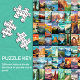 IdeaBazar® De US National Parks Jigsaw Puzzle 1000 stuks