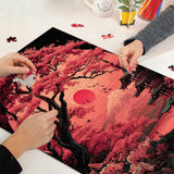 Twilight Cherry Blossoms Jigsaw Puzzle 1000 Pieces