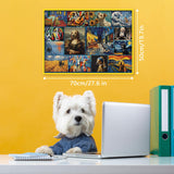 Artistic Dog Jigsaw Puzzle 1000 Pieces