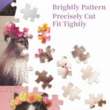 Flower Crown Cat Jigsaw Puzzle 1000 Pieces