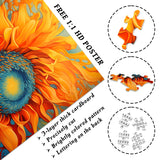 Radiant Sunflower Bloom Jigsaw Puzzles 1000 Pieces