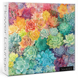 Rainbow Succulent Jigsaw Puzzle 1000 Pieces