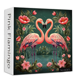 Vintage flamingo Jigsaw Puzzle 1000 Pieces