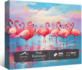 Pink Flamingos Jigsaw Puzzle 1000 Pieces