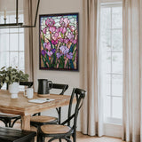 Stained Glass Iris Jigsaw Puzzle 1000 Pieces