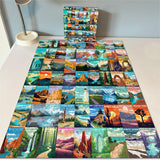 IdeaBazar® De US National Parks Jigsaw Puzzle 1000 stuks