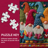 Gnomes & Hearts Jigsaw Puzzle 1000 Pieces
