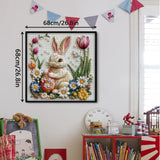 Springtime Bunny Delight Jigsaw Puzzle 1000 Pieces