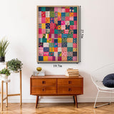 Vibrant Patches Jigsaw Puzzle 1000 Pieces